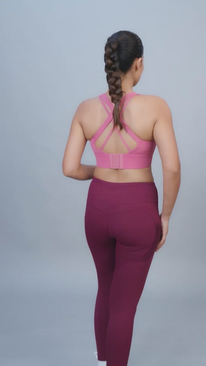 Sabi Aura Cross-Back Detachable Sports Bra